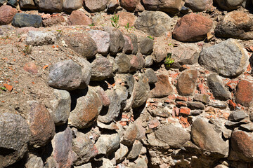 ruins of a fortress or castle