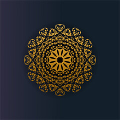Ornamental luxury mandala pattern design