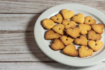 cookies con forma de corazón!!!