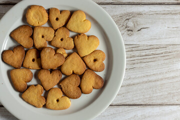 cookies con forma de corazón!!!