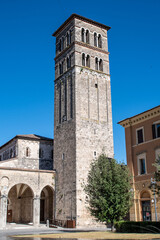 rieti cathedral of santa maria in the historic center