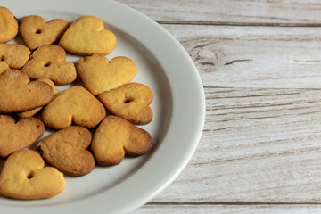 cookies con forma de corazón!!!