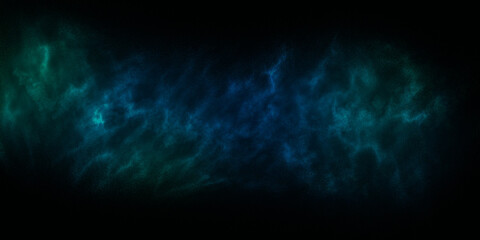 Blue Space background with stars nebula and galaxy. 