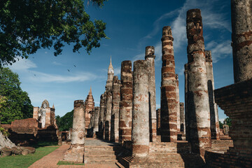 Obraz premium Temples in Ancient City Thailand
