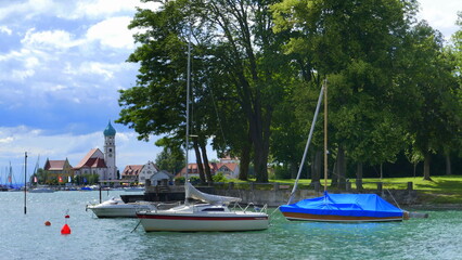 Blick auf Wasserburg am Bodensee