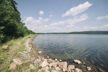 Obraz premium Lake Arakul Озеро Аракуль