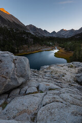 Sunset On Sierra Peaks