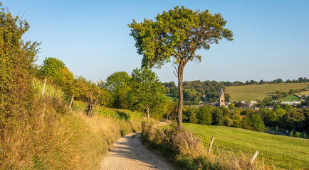 Fototapeta premium Landscape of dutch village Gulpen in Province Limburg