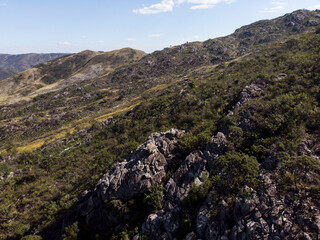 landscape with blue sky - Serra do Cipó, MINAS GERAIS