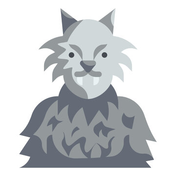 Werewolf Flat Icon