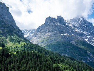 Fototapeta premium Region Jungfrau bei Grindelwald