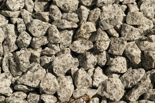 Diorite Igneous Stone Texture Background, Gray Granite Stones