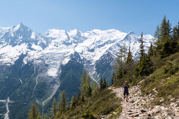 Randonneur &agrave; Chamonix