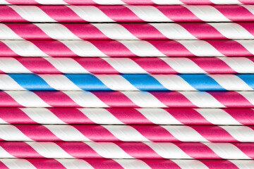 red and one blue tubes