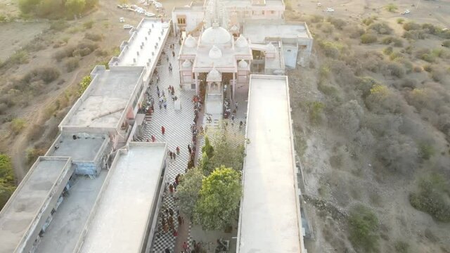 aerial shot of  Bhimnath mahadev temple