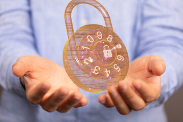 Cybersecurity and information or network protection. Future technology web