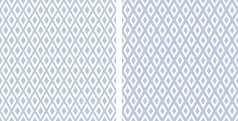 Fototapeta premium Seamless geometric diamonds patterns.