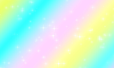 Glitter rainbow princess background. Unicorn backdrop colorful and pastel color.