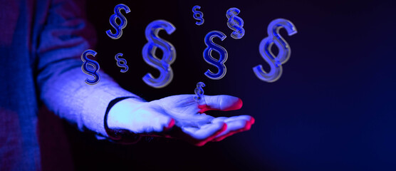 Labor Law Lawyer Legal Business Internet Technology Concept