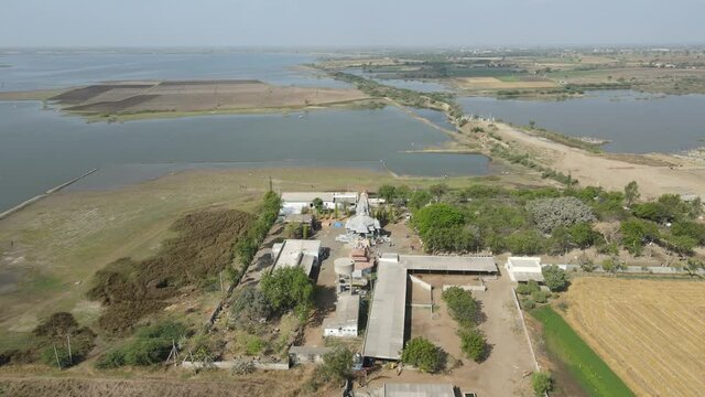 aerial shot of  Bhimnath mahadev temple