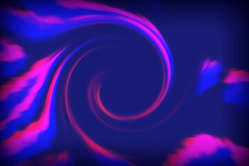 abstract background with spiral neon