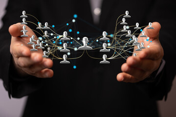 team hierarchy connection group digital