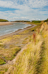 The coastal path from Crigyll Bay to Aberffraw Bay on the island of Angelsey, North Wales, UK August 2005