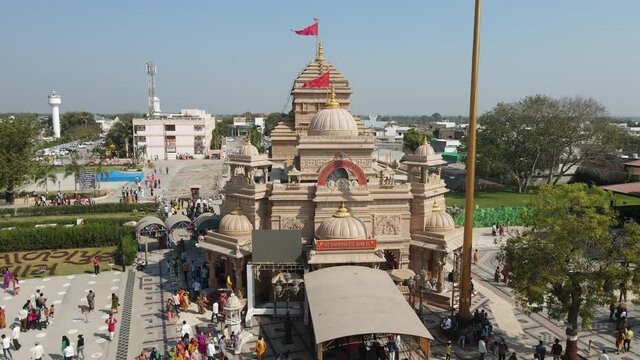 aerial shot of Sarangpur Hanumanji mandir