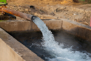 Turbine Pump, Field Irrigation system in Pakpattan District, Punjab, Pakistan
