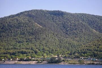 view of the sea and mountains
