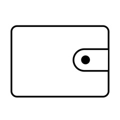 black and white wallet button