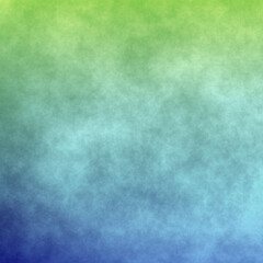 Gradient color blue and green paper. Sky and cloud background.