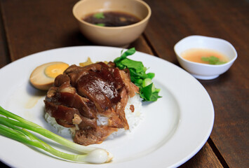 Thai Pork Leg Stew Recipe Kao Ka Moo Thai food