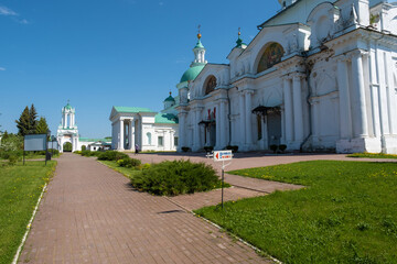 One of the corners in the Spaso-Yakovlevsky monastery in the city of Rostov, Yaroslavl region.