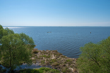 Big Lake Nero in the city of Rostov, Yaroslavl region, Russia.
