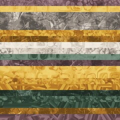 Obraz premium Seamless hip vogue random trendy stripe pattern print. High quality illustration. Detailed patterned strips of color. Luxury fashion or interior design print for surface design. Intricate posh style.