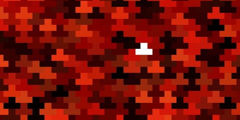 Dark Orange vector template in rectangles.