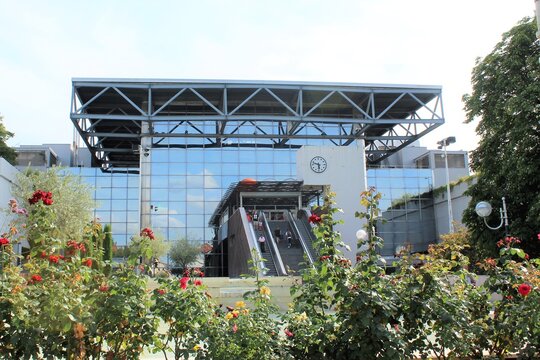 La gare ferroviaire de Lyon Perrache, ville de Lyon, departement du Rhone, France