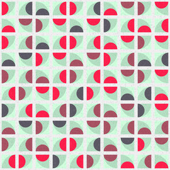 Abstract Geometric Pattern generative computational art illustration