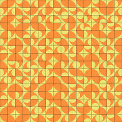 Abstract Geometric Pattern generative computational art illustration