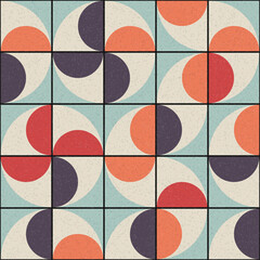 Abstract Geometric Pattern generative computational art illustration