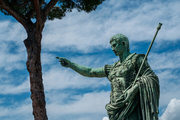 Statue of Augustus at the Imperial Forums in Rome