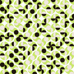 Abstract Geometric Pattern generative computational art illustration