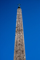 Egyptian obelisk in Rome in Italy