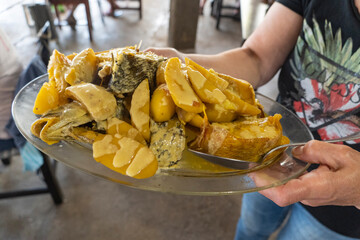 Bullit de Peix, plato típico de Ibiza, Islas Baleares. comida española