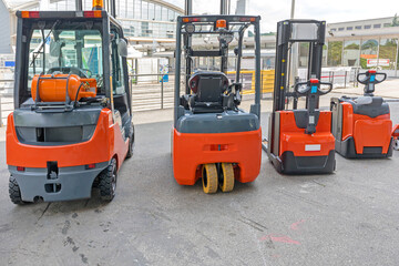 Four Forklift Trucks