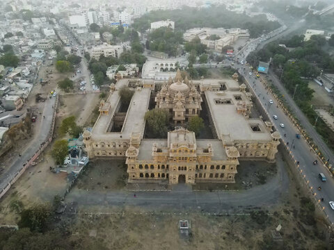 Aerial view of Morbi city