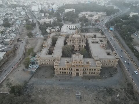 Aerial view of Morbi city