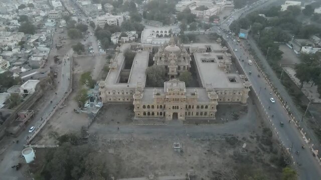 Aerial view of Morbi city