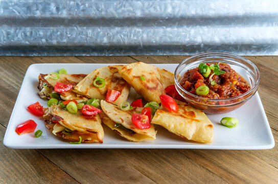 Vegetarian Mexican Cheese Quesadillas